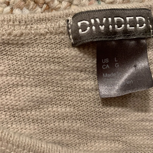 H&M Divided Mens Long Fit Long Sleeve Tan Large - Picture 3 of 5